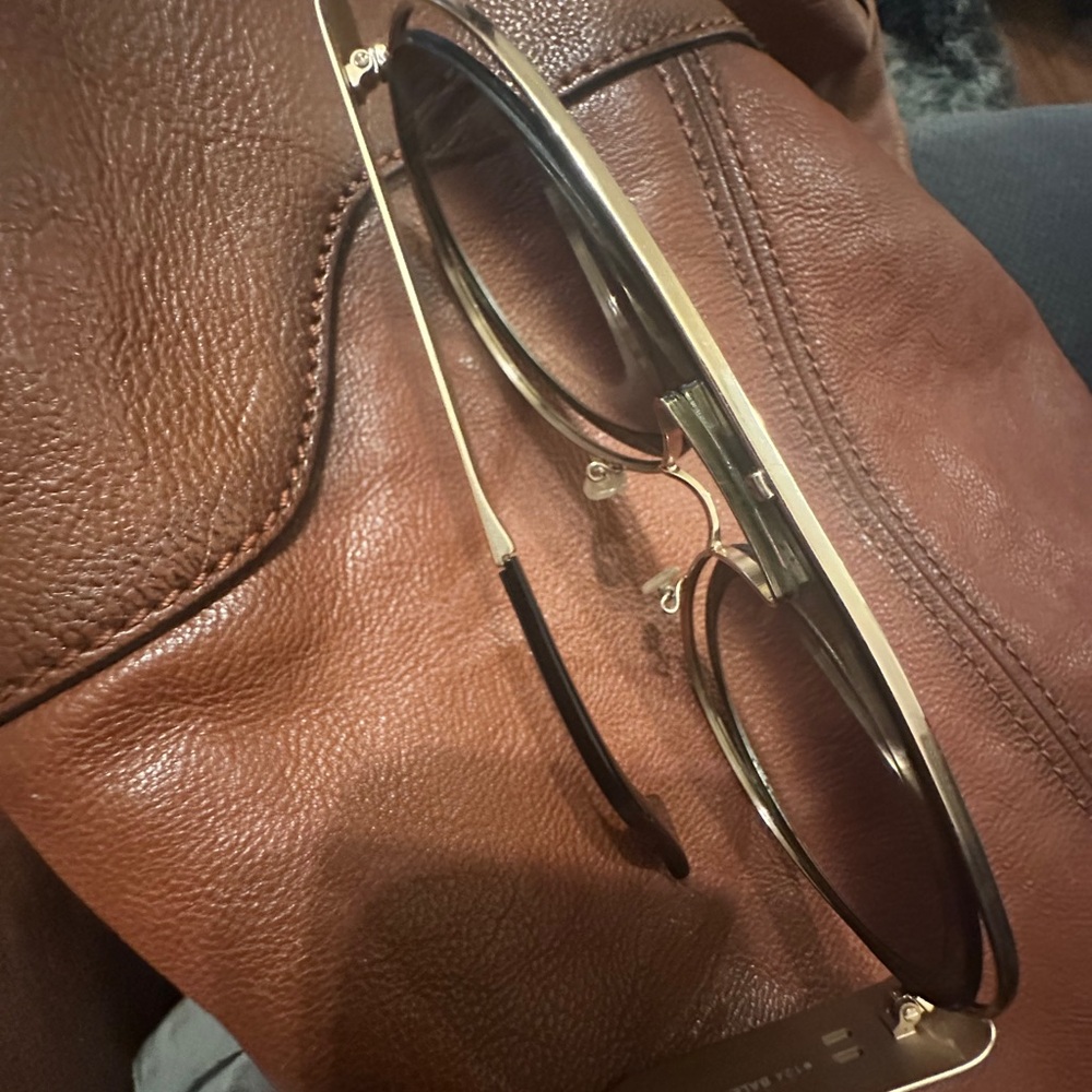 BALENCIAGA BA 401B floating lens Sunglasses Matte gold frame - Picture 12 of 16